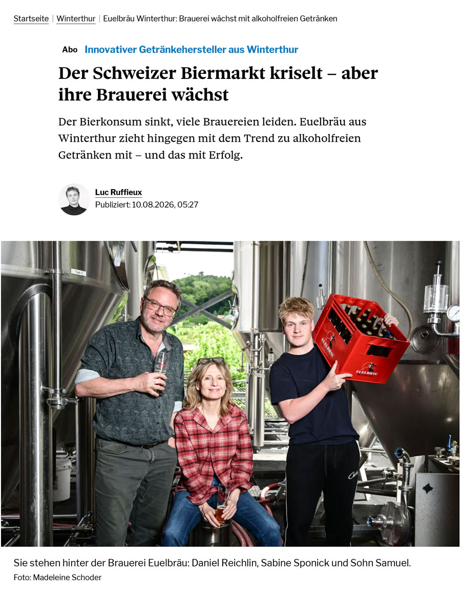Bereicht der Coopzeitung August 2023